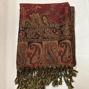 New | Maroon Pashmina Shawl